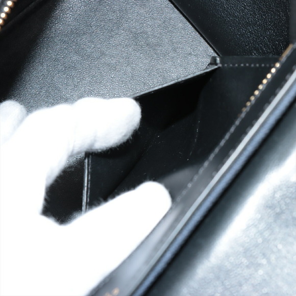 CELINE Trapeze Leather x Canvas Shoulder Bag Tote Handbag - Picture 10 of 14